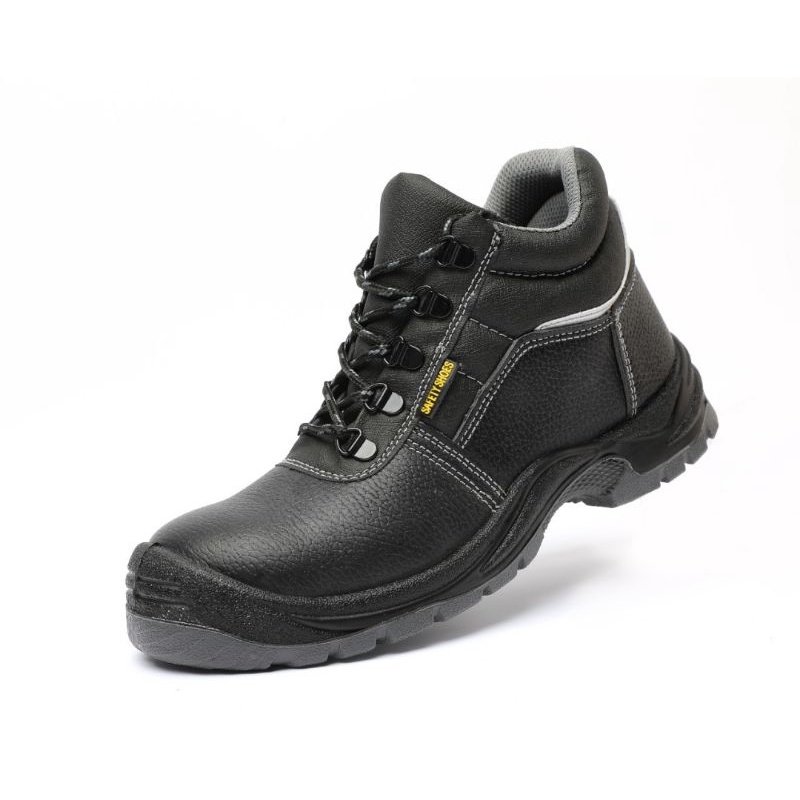 SEPATU SAFETY SHOES HIGH MIDDLE SSL 200 MURAH BERKUALITAS SEPATU KERJA PALING MURAH BLACK HITAM ABU-ABU