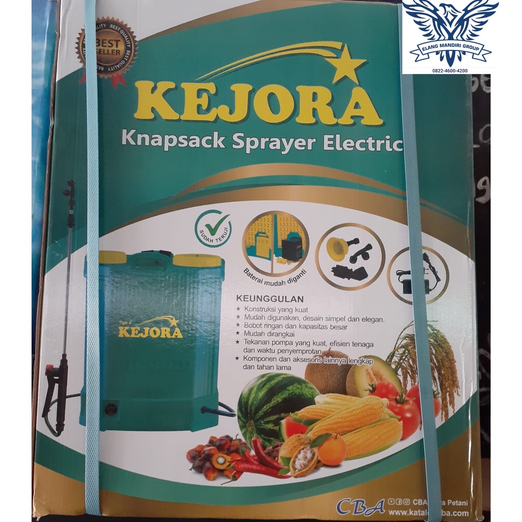 KEJORA Sprayer semprotan tanaman Elektrik Kejora 16 Liter