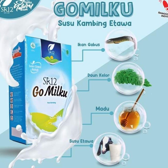 

Susu Kambing Etawa GoMilku SR12 /Melancarkan ASI/Susu bayi, anak-anak, dewasa dan lansia