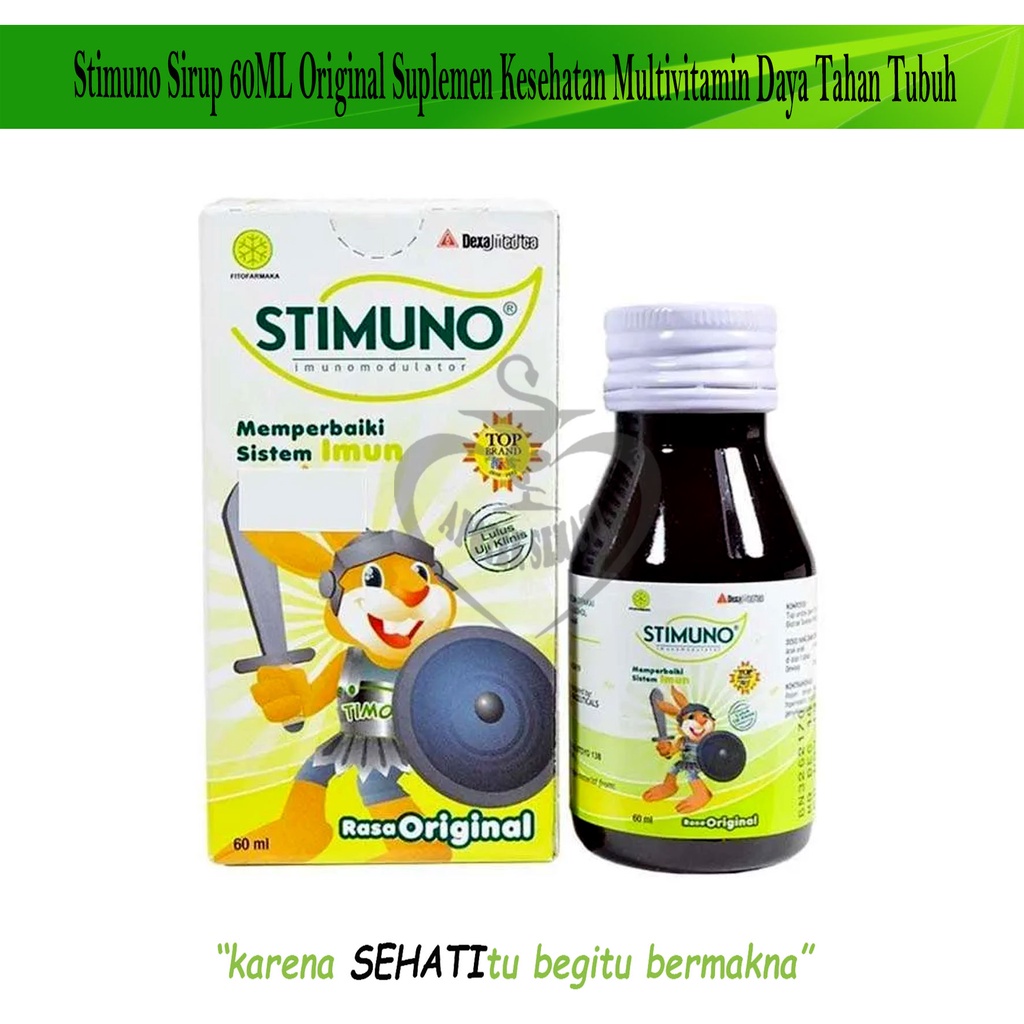 Stimuno Sirup Anak Suplemen Daya Tahan Tubuh Syrup Ekstrak Meniran