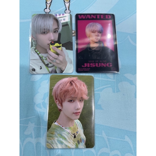 Jisung glitch mode lenti scratch pc photocard hello future hf