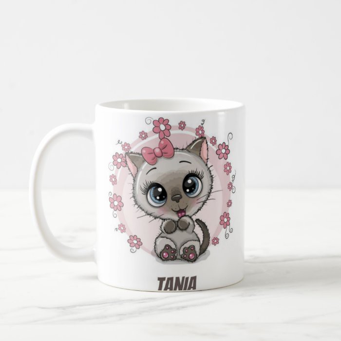 Mug Karakter Hewan Lucu atau Baby Shower Custome Nama