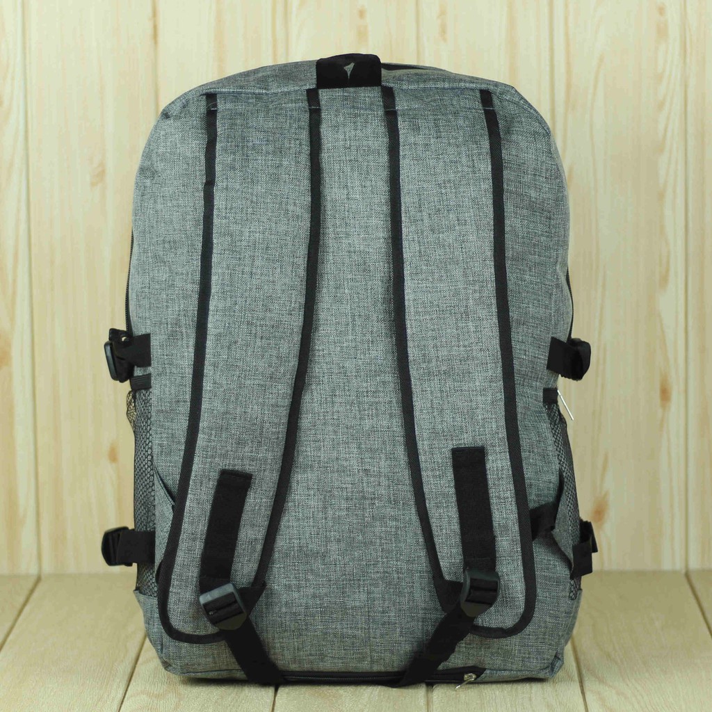 Tas Sekolah Pria Enigma Sab Abu Ransel Kerja Pria Murah BIG Promo Bahan Dolby Nyaman Di punggung Tas Laptop Gendong Pria