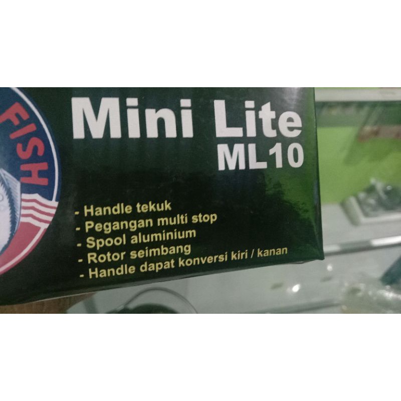 Reel Pancing Golden Fish Mini Lite ML10