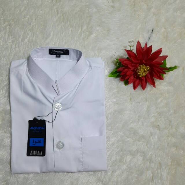 Baju Koko Ammu - Putih