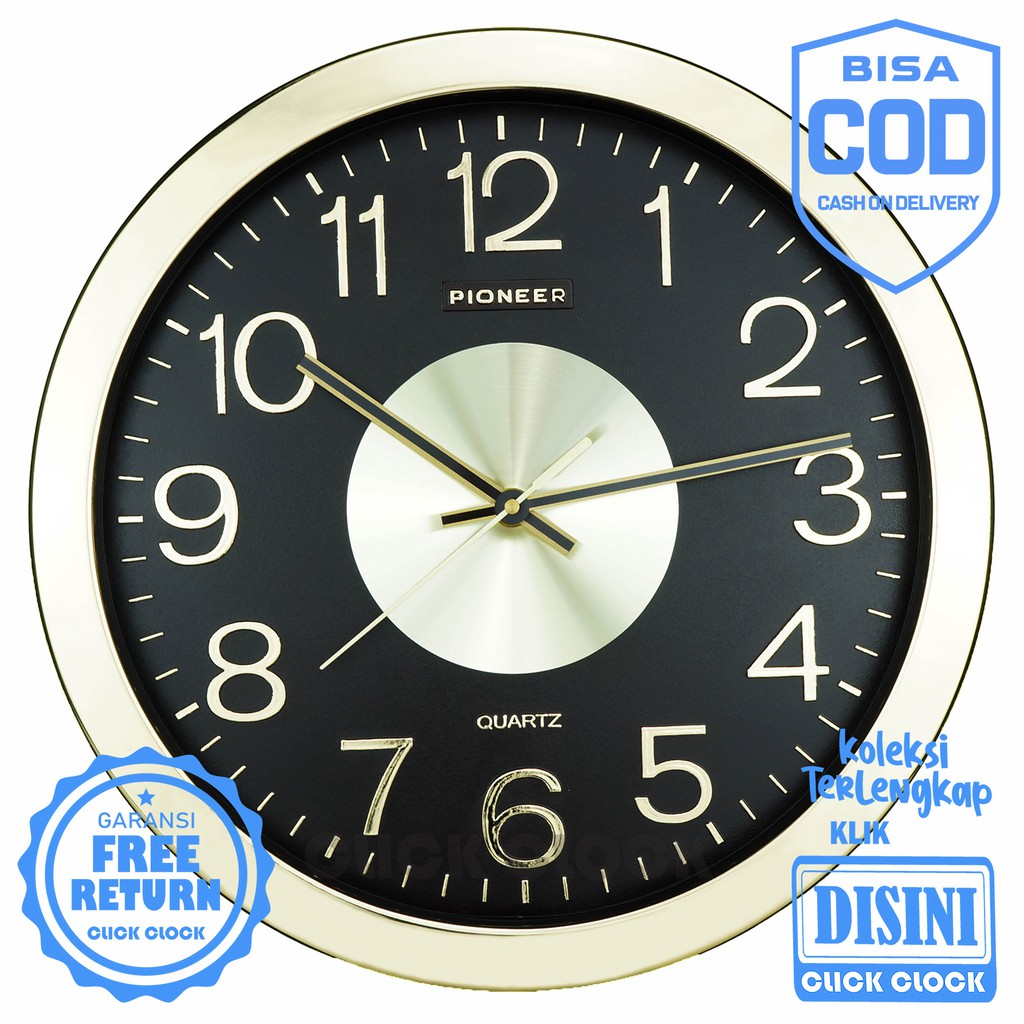 Jam Dinding Polos Minimalis Wall Clock Hiasan Dinding Murah HS 2137