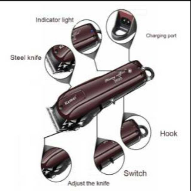 Alat Cukur Rambut Kemei KM-2600 Original/ kemei km-2600 Cordless