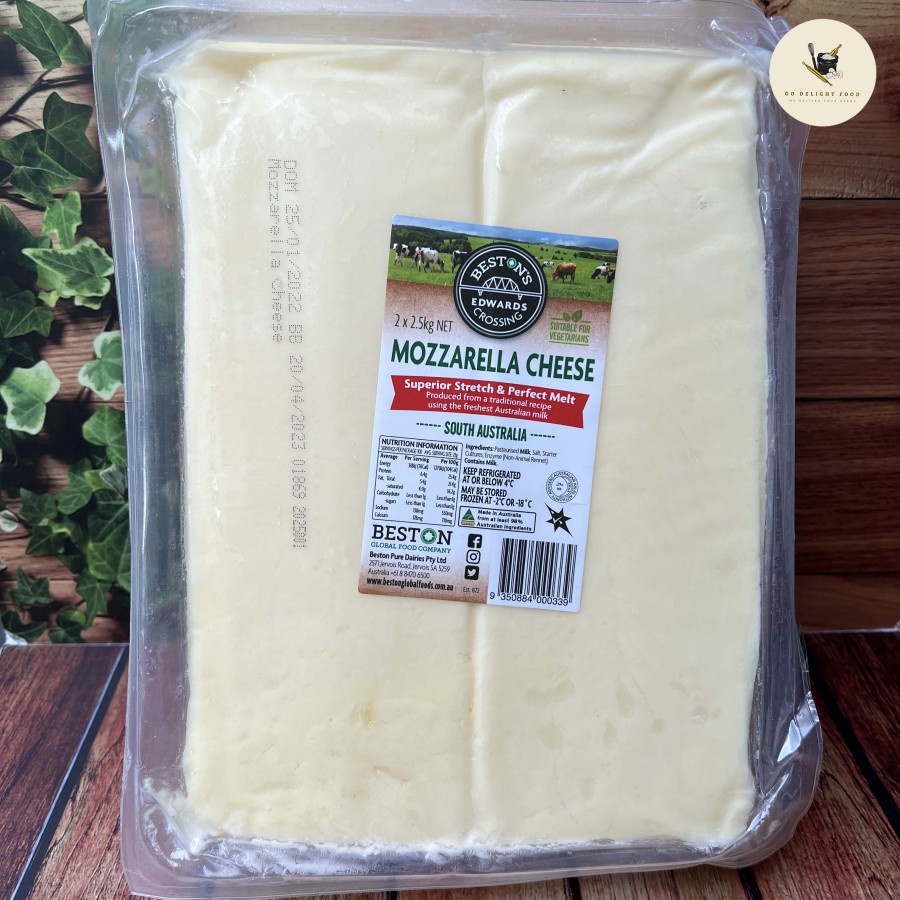 

Bestons Mozzarella Cheese - 2,5KG [PREMIUM QUALITY]