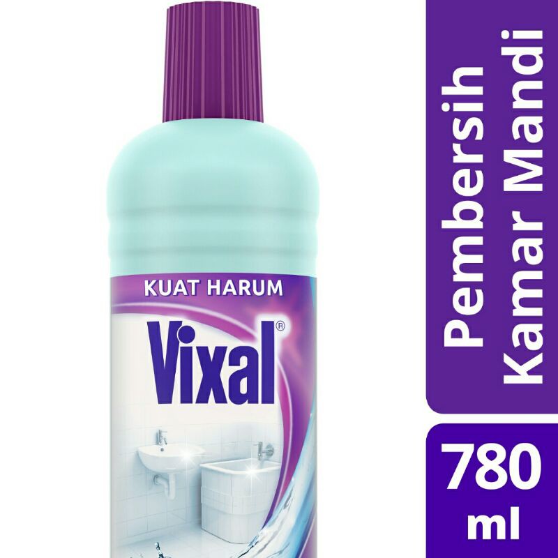 Vixal Pembersih Kuat Harum 780Ml- Porselen Kamar Mandi, Toilet Bau