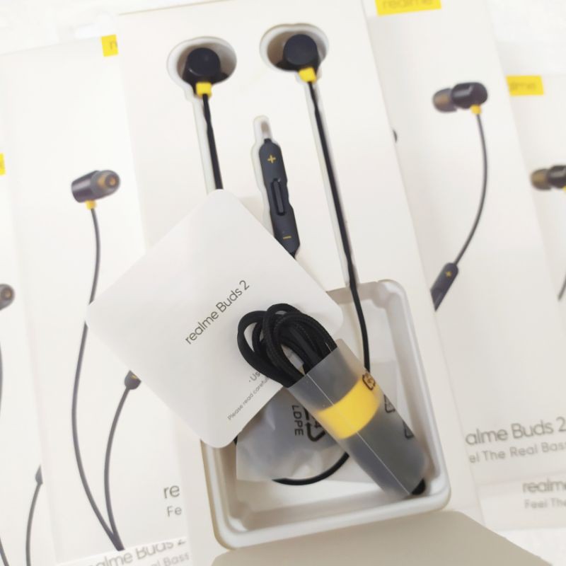 Headset Realme Buds 2 Magnetic Earphones original 100% Garansi ori Hf Realme