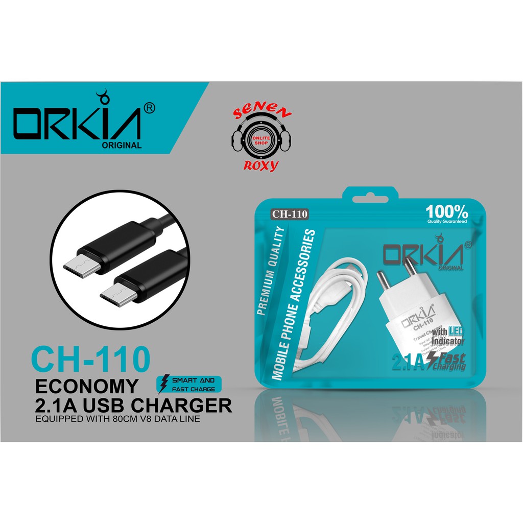 Orkia Economy 2.1A USB Charger CH-110