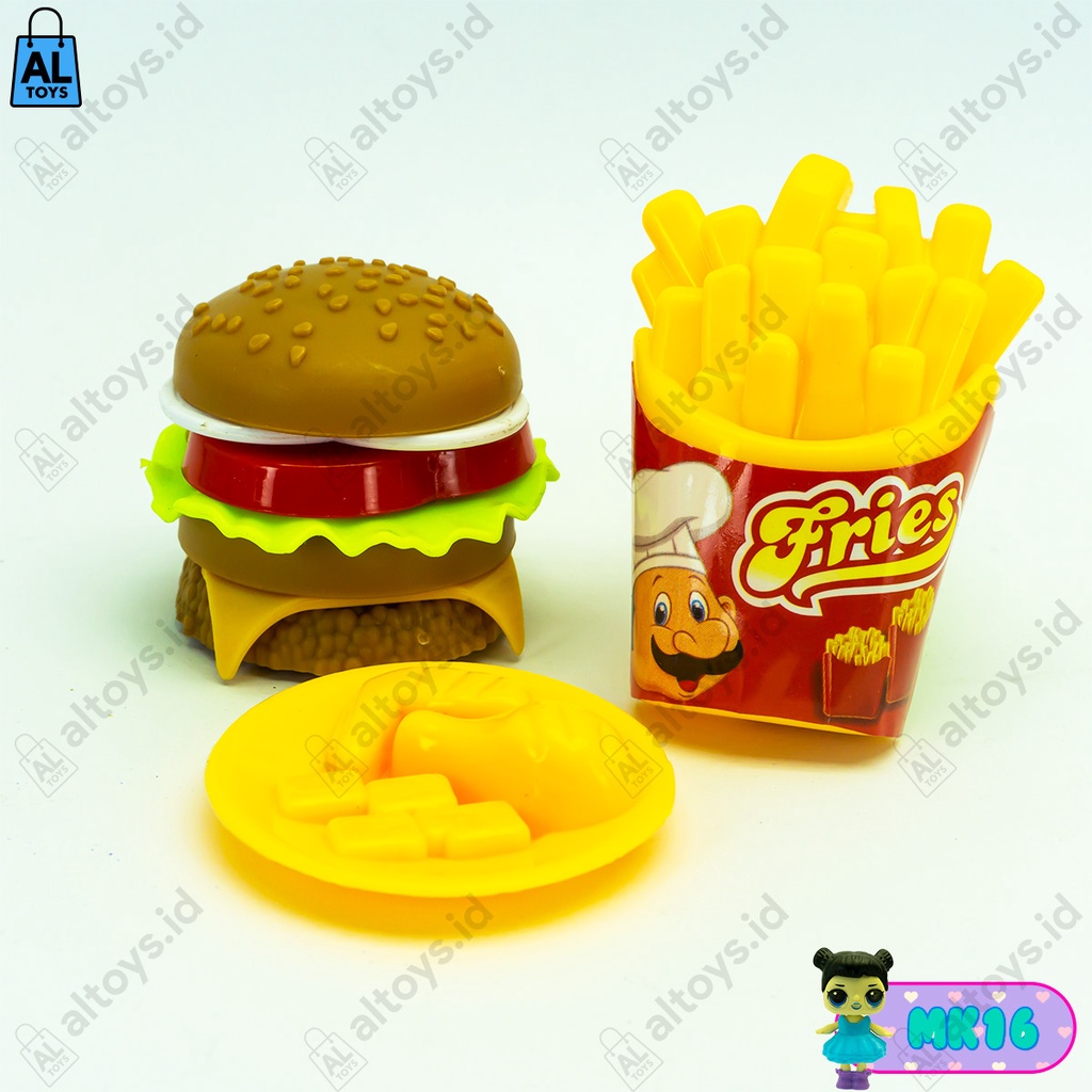 Mainan Boneka Kue Ulang Tahun Fancy Deliciuos Brithday Cake Ice Cream / Fast Food MK16