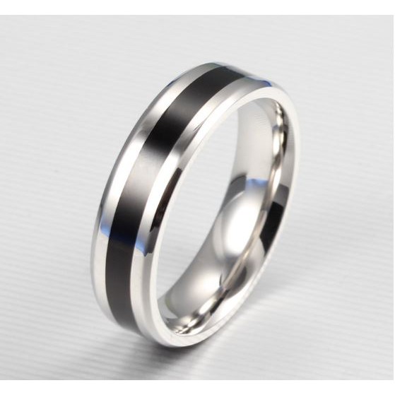 Cincin Couple / Tunangan / Nikah / Pasangan / Titanium C045