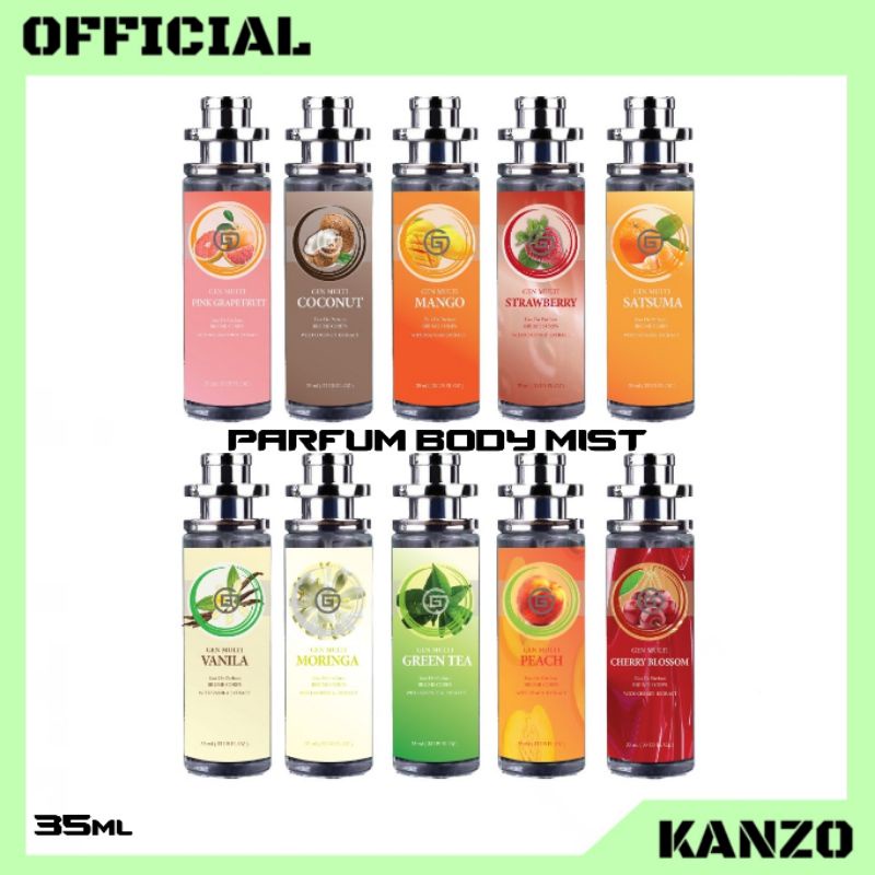 Kanzo - Parfum Gens Body 35ml / Parfum Thailand Body Mist 35ml Premium / Parfum Body Mist 35ml Unisex