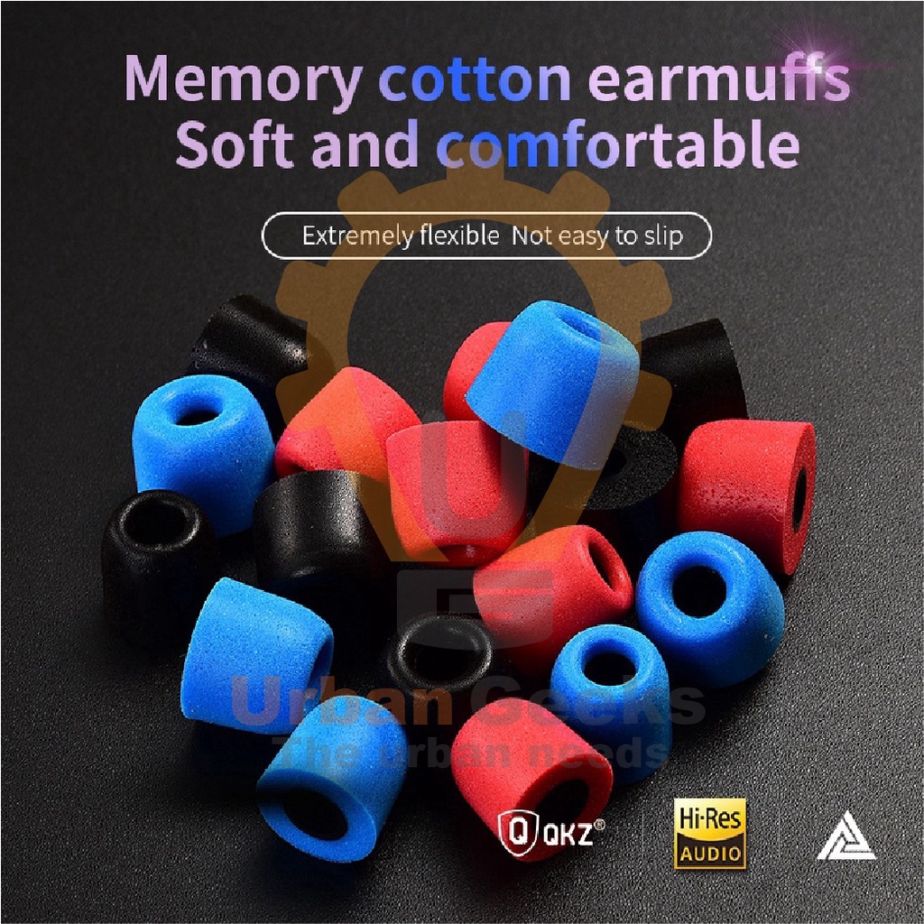 Earphone Tips Memory Foam Noise Isolating Memory Foam Ear QKZ T400