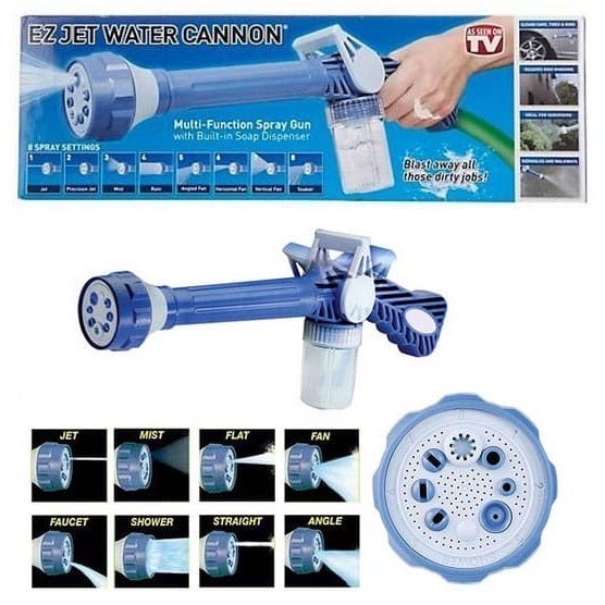 Ez Jet Ezjet Water Canon Cannon Turbo Water Spray Gun Alat Semprot Air