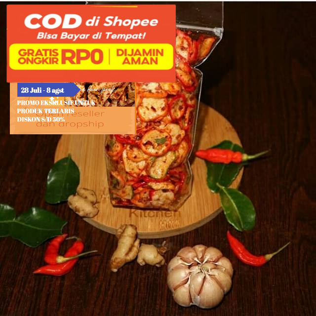 

Kerupuk Bawang Bantat/ Kerupuk Seblak Pedas Jeruk Cemilan Instan 100gram