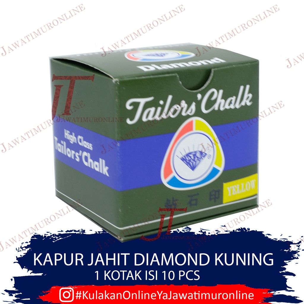 KAPUR JAHIT MERK &quot;DIAMOND&quot; (PUTIH,MERAH,KUNING,BIRU)