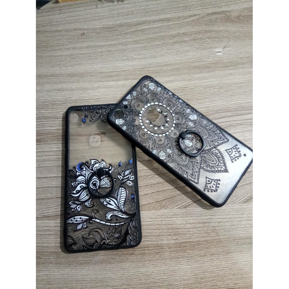 CASE BATIK VIVO V7 CASE BATIK + RING VIVO V7 CASE ROMANTIC V7