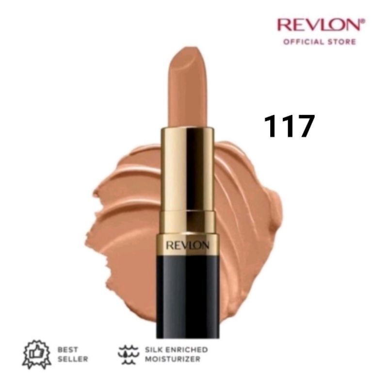 REVLON SUPER LUSTROUS LIPSTICK NO 117 ALMOST NUDE