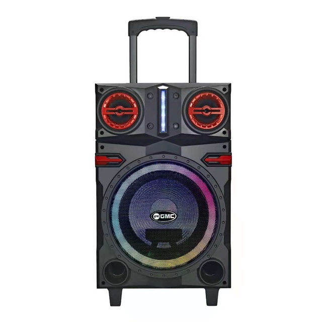 Speaker Portable GMC 897U NEW Speaker Bluetoot 10 inch Free +2 Mic Wireless Super bass