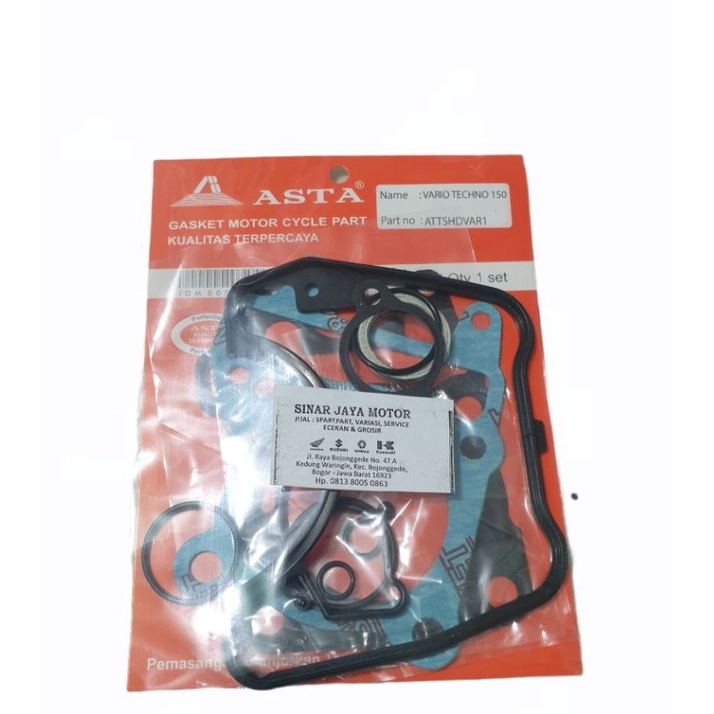 paking top set vario 150 berkualitas