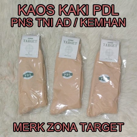 Kaos Kaki PDL PNS TNI AD Kaos Kaki PDL PNS Kemhan Kaus Kaki PDL PNS TNI AD zona target