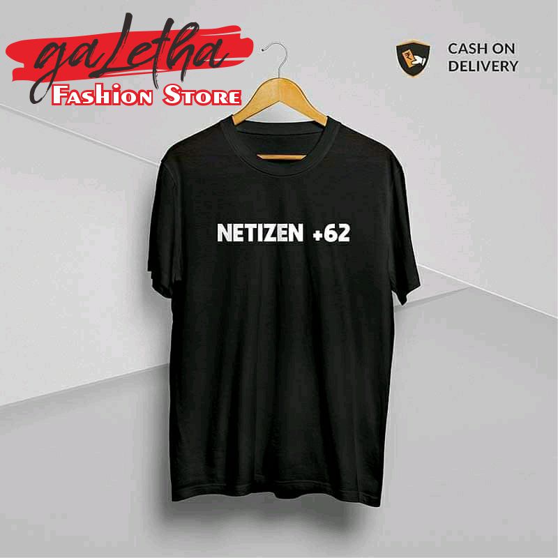 GALETHA - Kaos Distro Netizen +62 / kaos Pria Jumbo Big Size XXL XXXL 3XL Terbaru / Kaos Pria Distro
