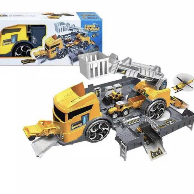 mainan mobil truk - Kuning