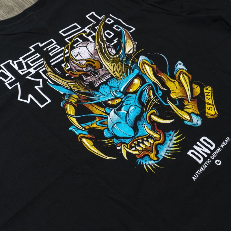 kaos DND baju denndev motif jepang blue dragon