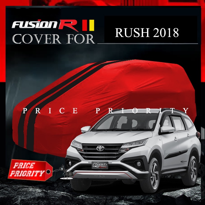 RC25A Cover Mobil Warna RUSH 2021 / Body Cover ALL NEW RUSH Premium / Sarung Mobil Warna RUSH TERIOS