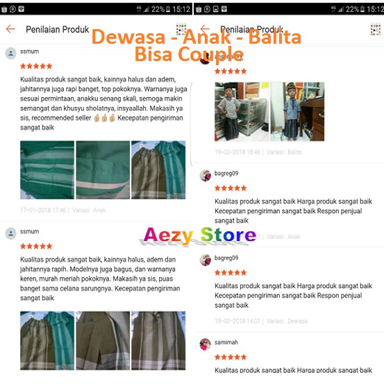 Celana Sarung Dewasa & Anak | Sarung Celana Wadimor & Bin Affan - Celana Sarung Instan Putih Murah-7