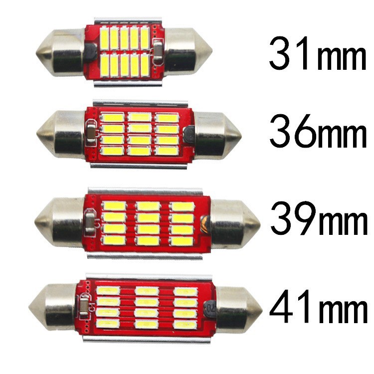 1pcs Festoon 31mm 36mm 39mm 41mm Indoor light License plate light reading light