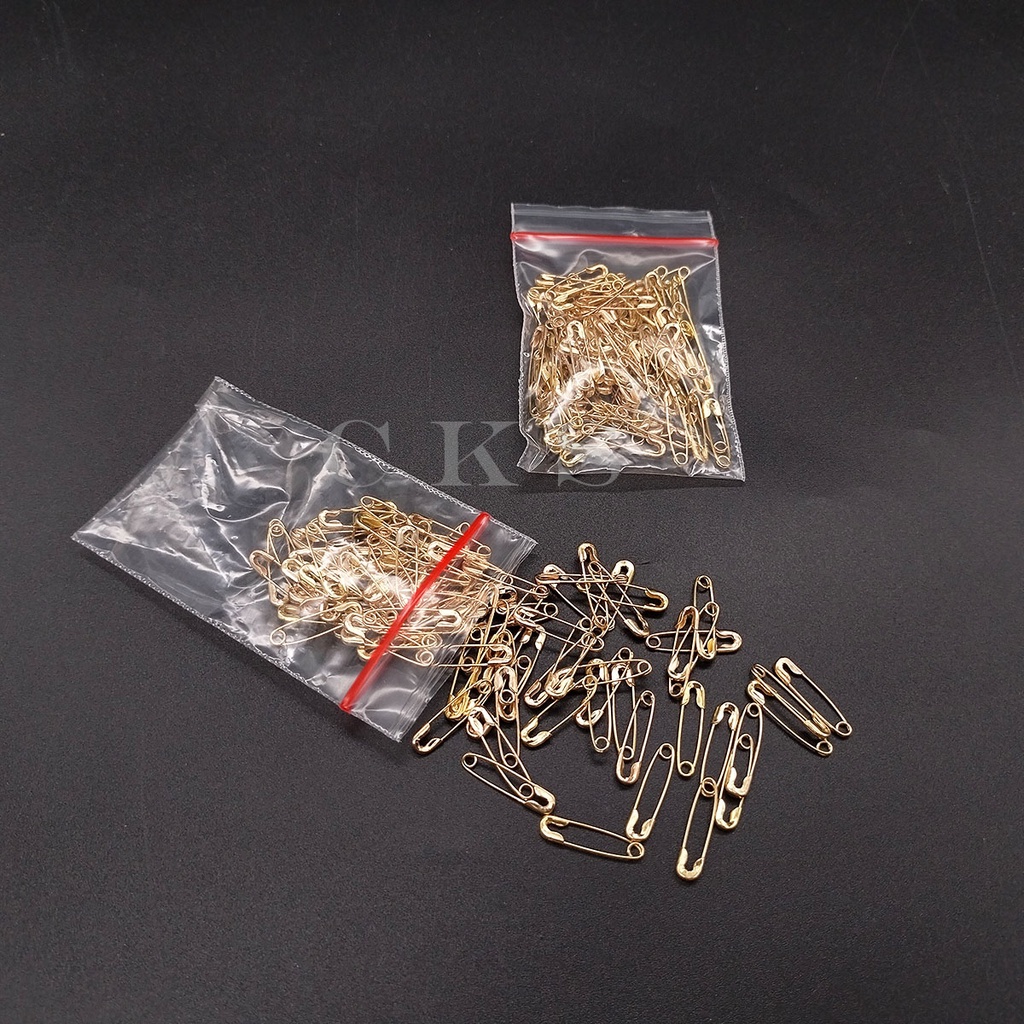 Peniti kecil butterfly / peniti mini merk (butterfly) ada 2 warna