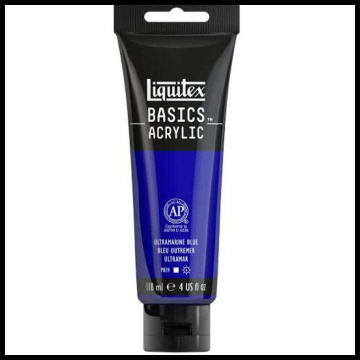 

Best Seller Cat Akrilik Liquitex Basics Acrylic 118 Ml Ultramarine Blue