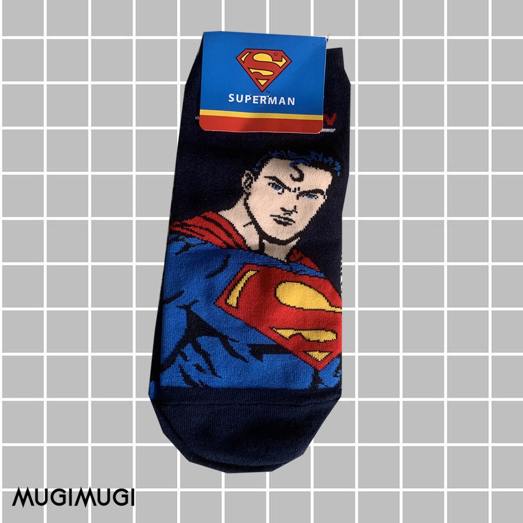 Kaos Kaki Korea Superman / Justice League Ankle Socks