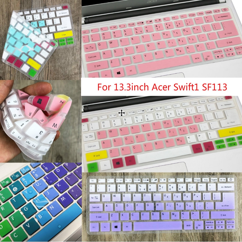 Cover Pelindung Keyboard Bahan Silikon Ultra Tipis untuk Laptop Acer swift1 sf113 swift 3 SF113 SF114 TR50
