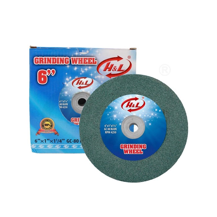 HL Grinding Wheel 6 Inch Batu Gerinda Grit 80 100 120