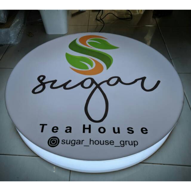 CUSTOM LAMPU NEON BOX ACRYLIC 1 SISI UKURAN 60 CM | BOX LAMPU MENYALA UNTUK PAPAN NAMA USAHA | NEON 