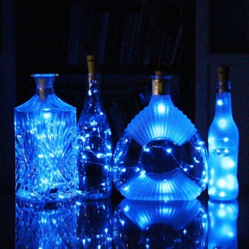 10/15/20 LED Cork Shaped Night Starry Fairy Light String Light Bottle Lamp Wine