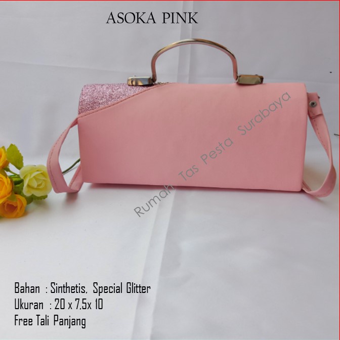 Tas Elegan ,Tas Slempang,Tas Etnik,ASOKA PINK