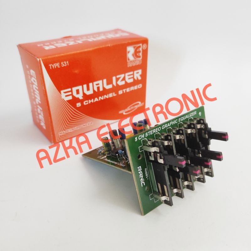 Kit Equalizer 5 Channel Stereo