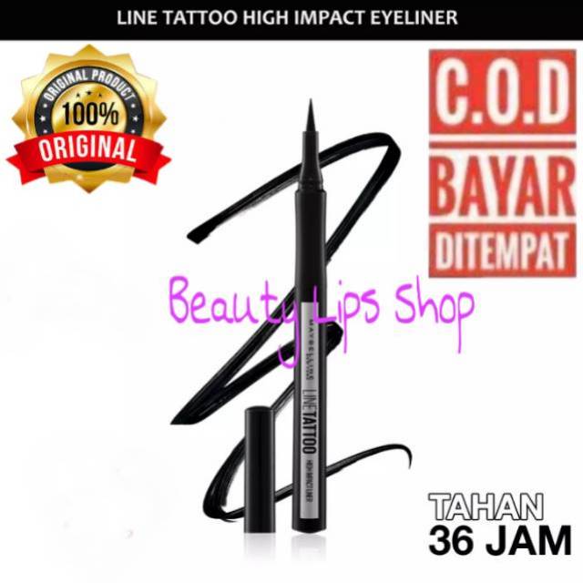 Original Maybelline Hyper Impact Tatto Eyeliner Black