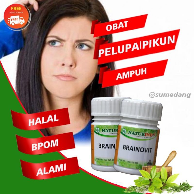 Obat herbal pelupa pikun saraf otak BRAINOVIT isi 60 kapsul-3