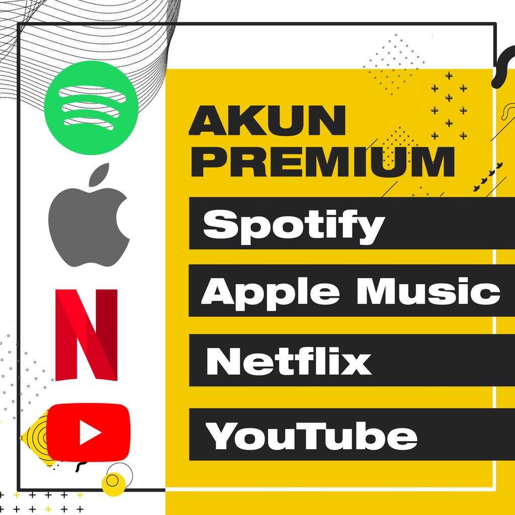 Premium Akun Spotify Apple Music Netflix Youtube Android Ios Windows Shopee Indonesia