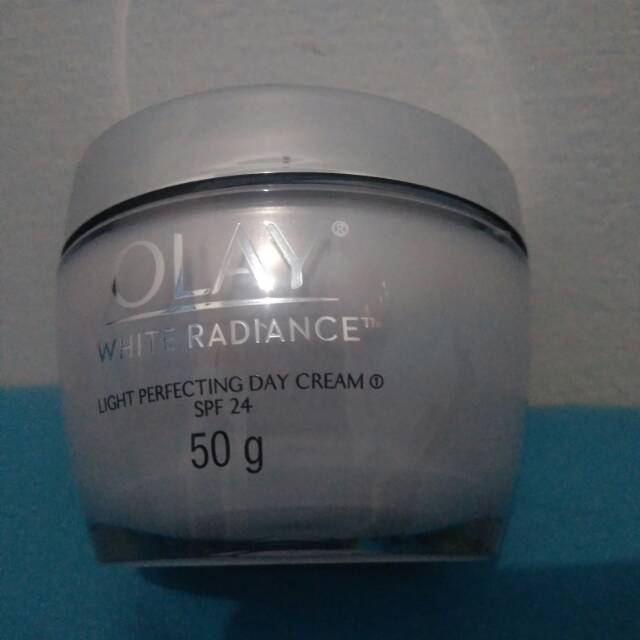 Olay white radiance cream siang baru + cream malam preloved