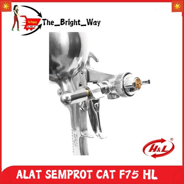 hnl pro paket spray gun f75   air filter  alat semprot cat mobil motor  