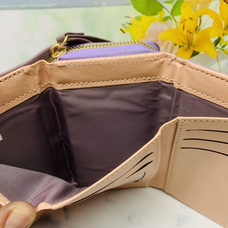 DOMPET WANITA BORDIR SEDANG IMPORT KOREAN STYLE UKURAN PANJANG SEDANG MODEL LIPAT 3 DENGAN RESLETING/ZIPPER