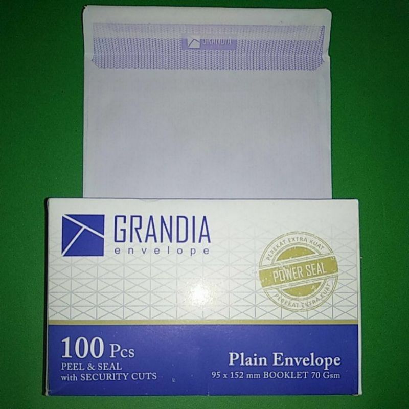 

Amplop Ukuran Tanggung Grandia Ada Lem nya