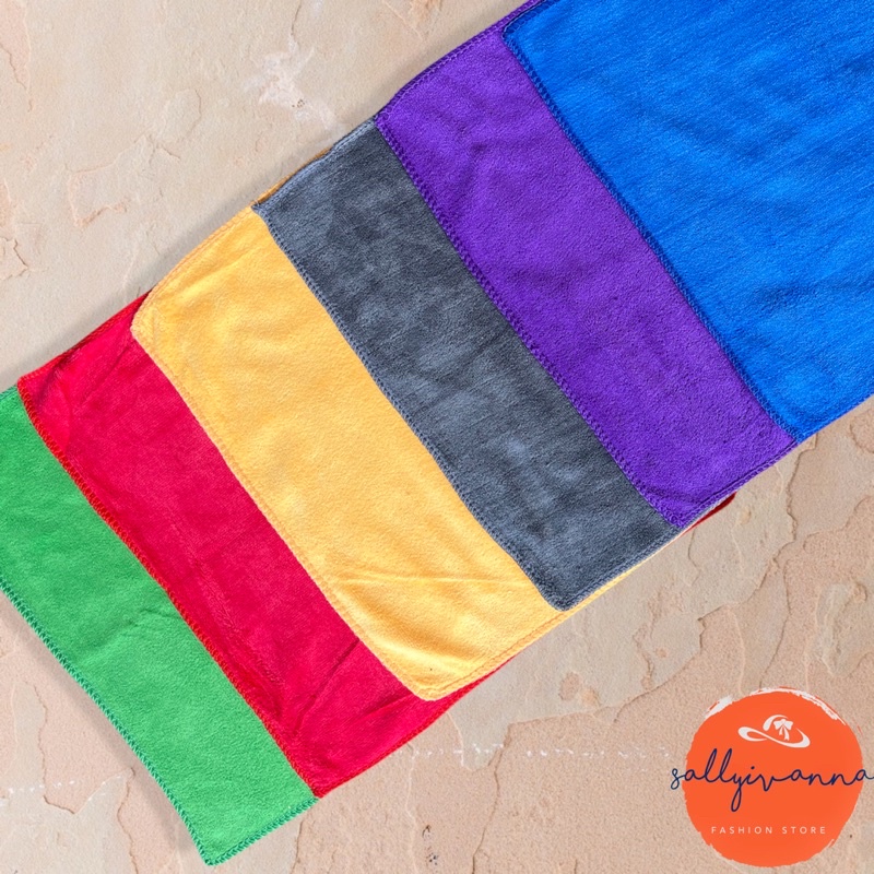 KAIN LAP / TOWEL MICROFIBER SERBAGUNA 280GSM 33 x 33cm